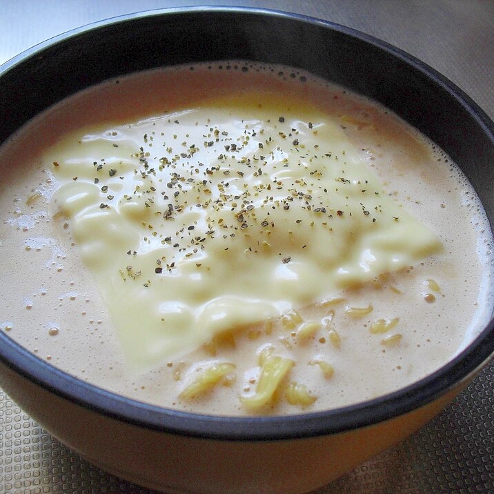 カルシウムたっぷり♪我が家の“ミルクラーメン”